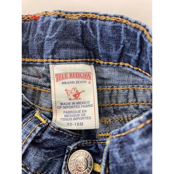 True Religion Baby Billy Bootcut Jeans Western Country - Size12-18 Months - Picture 4 of 11